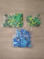 LEGO Assorted Pieces Lot Of 3 Bags Green And Blue New In Bag Building Blocks
