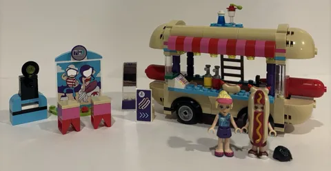 LEGO Friends 41129 Amusement Park Hot Dog Van 100% Complete!