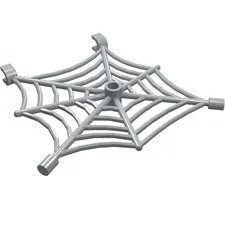 3x LEGO® Part 30240 - Spider Web Flat with Hollow Stud