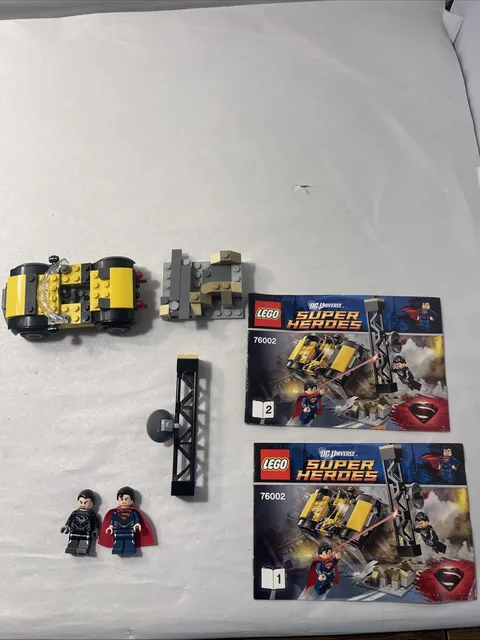 LEGO DC Comics Superman Metropolis Showdown 76002 w/ Mini-Figs As-Is Parts