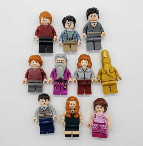 Lot of 10 LEGO Harry Potter Minifigures Vintage and New Assorted Figures #16