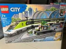LEGO City 60337 Express Passenger Train 764 pcs Powered Up RC 6 Minifigs OpenBox