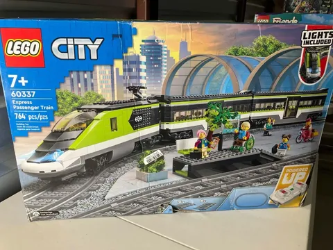 LEGO City 60337 Express Passenger Train 764 pcs Powered Up RC 6 Minifigs OpenBox