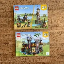 LEGO Creator 3 in 1 Medieval Castle 31120 Manuals Only No Bricks
