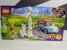 LEGO 41443 Friends Olivia's Electric Car Building Kit Retired Sealed New
