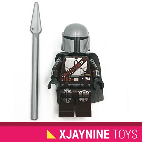 GENUINE LEGO STAR WARS The Mandalorian Din Djarin Beskar Minifig 75312 75299 NEW