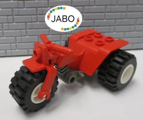 ( E15/8/5 ) Lego 30187c01 Trike Motorcycle red