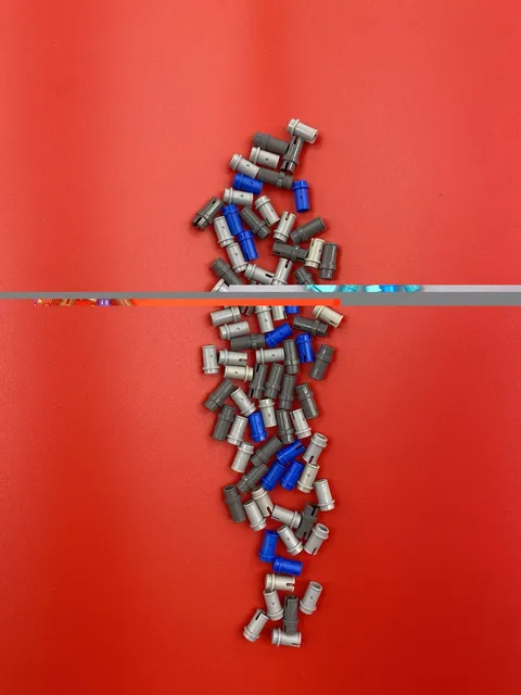 Approx. 80x LEGO Technic Axle Pin Connector 2L Parts Lot Mixed Colors 
