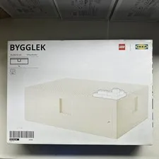 Lego IKEA BYGGLEK Large Storage Box with Lid 35x26x12cm / 13.75x10x4.5” -  NIB