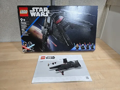 Lego Star Wars Instruction 75336 Inquisitor Transport Scythe *EMPTY BOX MANUAL*