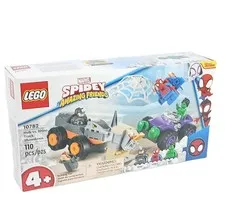 LEGO® MARVEL™ SPIDEY  Hulk vs. Rhino Truck Showdown 110 Piece Retired Set 10782