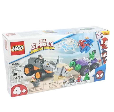 LEGO® MARVEL™ SPIDEY  Hulk vs. Rhino Truck Showdown 110 Piece Retired Set 10782