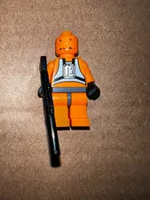 LEGO® Star Wars™ Orange Rebel Pilot No Helmet Damaged Head