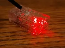 1x Lego Electric Light Brick 2 x 4 with Red LED - 54604c01 - Tested and Working