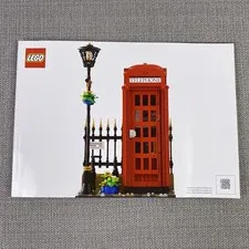 Lego 21347 Red Telephone Booth London Instruction Manual Only