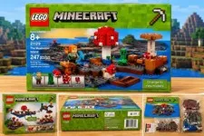 LEGO Minecraft Mushroom Island 247PCS/Ages 8+ (NEVER OPENED)