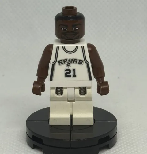 LEGO NBA (3560) Tim Duncan Minifigure San Antonio Spurs Basketball #21 nba004