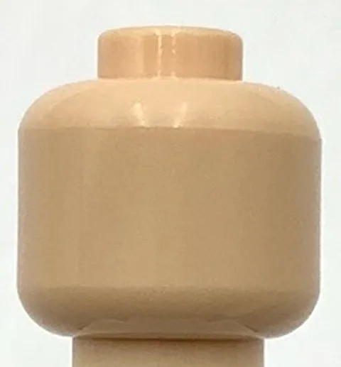 Lego New Light Nougat Minifigure Head Plain Part