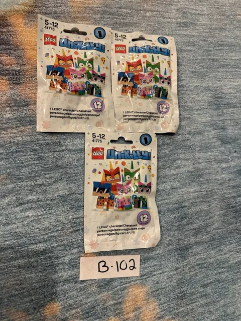 3x New Random Sealed Lego Series Unikitty Minifigures - 41775