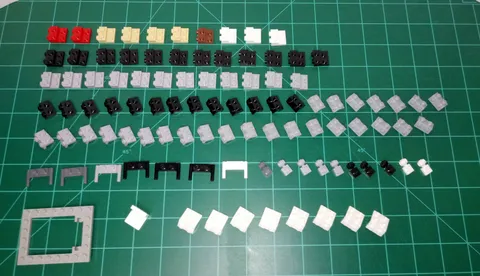 100 piece lot Lego brackets handles Spaceship Star Wars Transport Architect MOC