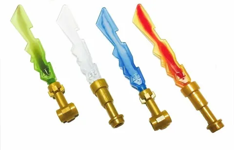 LEGO Ninjago 70505 Ninja Elemental Blades Set Earth, Fire, Ice & Lightning NEW