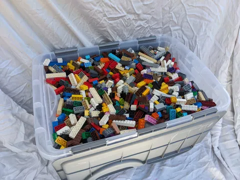 1600pcs LEGO Bricks 2x2 2x3 2x4 2x6 2x8 Bulk Lot Mix Colors Free Shipping Basic 