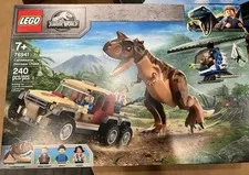 LEGO 76941: Jurassic World Camp Cretaceous Carnotaurus Dinosaur Chase - New