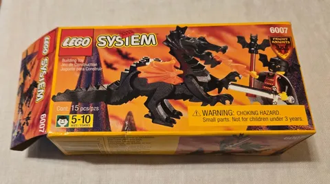 LEGO 6007 FRIGHT KNIGHTS: Bat Lord - 100% + box & instr (torn inside flaps)