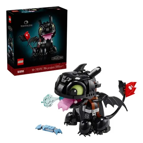 LEGO® Icons How to Train Your Dragon Toothless 10375 Building Set