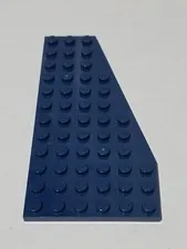LEGO Plate Dark Blue ● 12 X 6 Wedge Plate Right with Cut Corner ● 30356 ● QTY 1