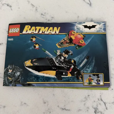 Lego 7885 Batman manual instructions only fair Condition complete