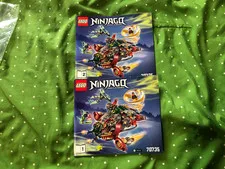 Lego 70735 Ninjago manual instruction book 1 & 2 very good condition