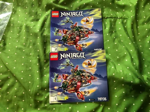 Lego 70735 Ninjago manual instruction book 1 & 2 very good condition