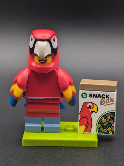 LEGO Minifigure 71051 Animal Series 28 Parrot Suit CMF NIB