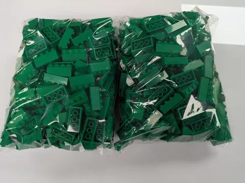 Lego Lot x600 New Green Slope 45 2 x 4   # 3037