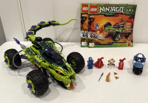 Lego Ninjago 9445 Fangpyre Truck Ambush - complete with manuals