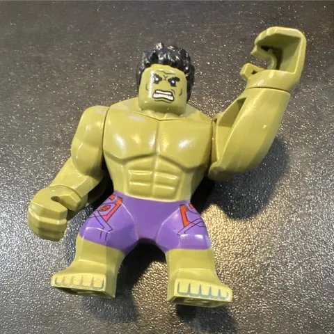LEGO Marvel Hulk Big Figure Printed Green Purple Pants Superheroes 1pc