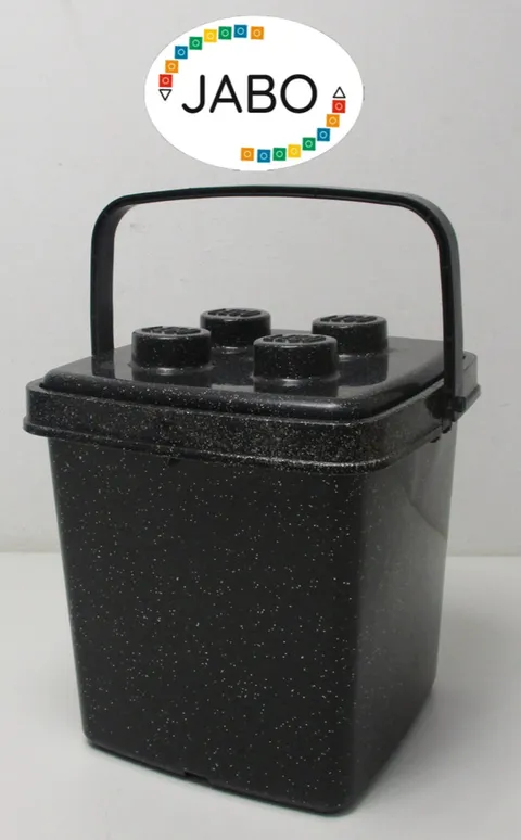 (R4/15) LEGO Duplo Storage Box Bucket with Lid Black