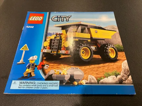 Lego City 4202 Mining Truck Instruction Manual Booklet Only 2012 No Brick Lot 04