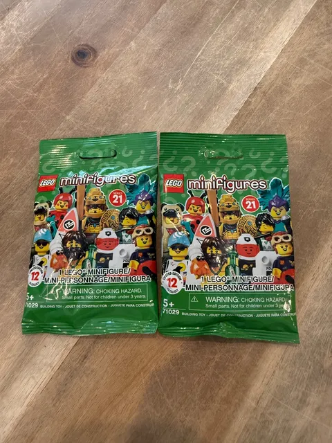 Lego Series 21 SEALED BLIND BAGS (2) FACTORY SEALED