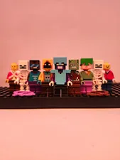 LEGO Minecraft Minifigure Lot 9 Lego Minifigures.