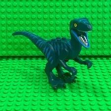 LEGO Dinosaur Raptor / Velociraptor (raptor11) Blue Markings :  Jurassic World