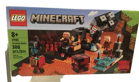 Lego 21185 Minecraft Nether Bastion Building Set 300 Pcs Piglin Magma Cube New