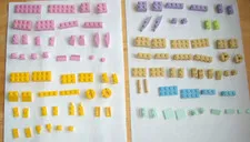 Lot/100 LEGO Pastel Blocks/Pieces