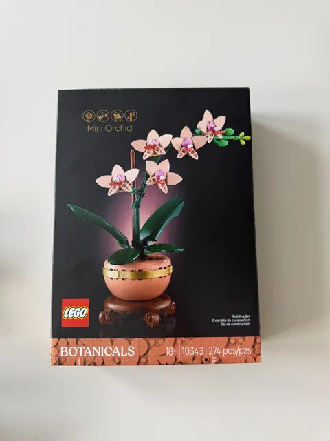 LEGO Botanicals: Mini Orchid 10343 Pre-owned Complete Set