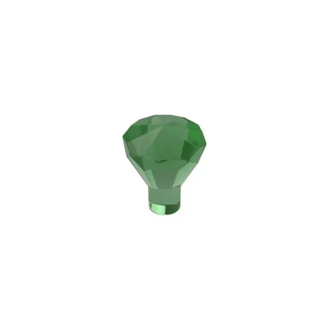 LEGO 8x Trans- Green Rock 1 x 1 Jewel 24 Facet inv.640
