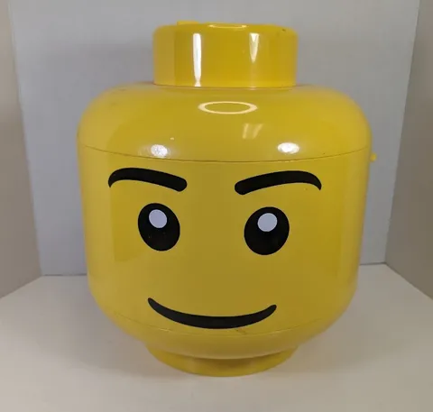 LEGO Extra Large Head Storage Case Sort & Store Container w/ Handle 2010 (GOOD)