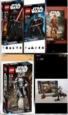 LEGO Star Wars: 5 Buildable Figures Sets.  Complete. Read description.