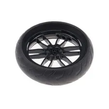 1x LEGO Technic Motorcycle Tire 94.3 Black Wheel Felge 75x17 67140 88517c03