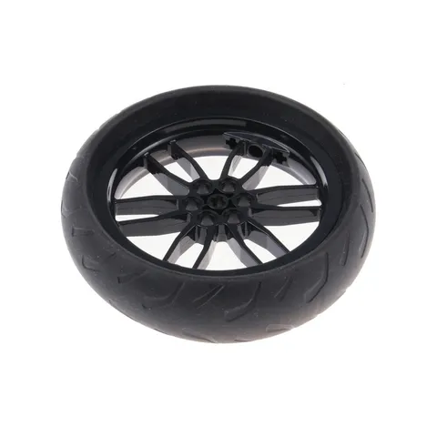 1x LEGO Technic Motorcycle Tire 94.3 Black Wheel Felge 75x17 67140 88517c03